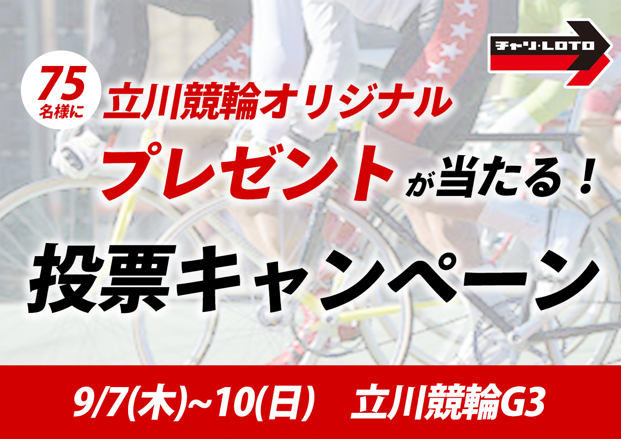 チャリロトキャンペーン_グッズ投票