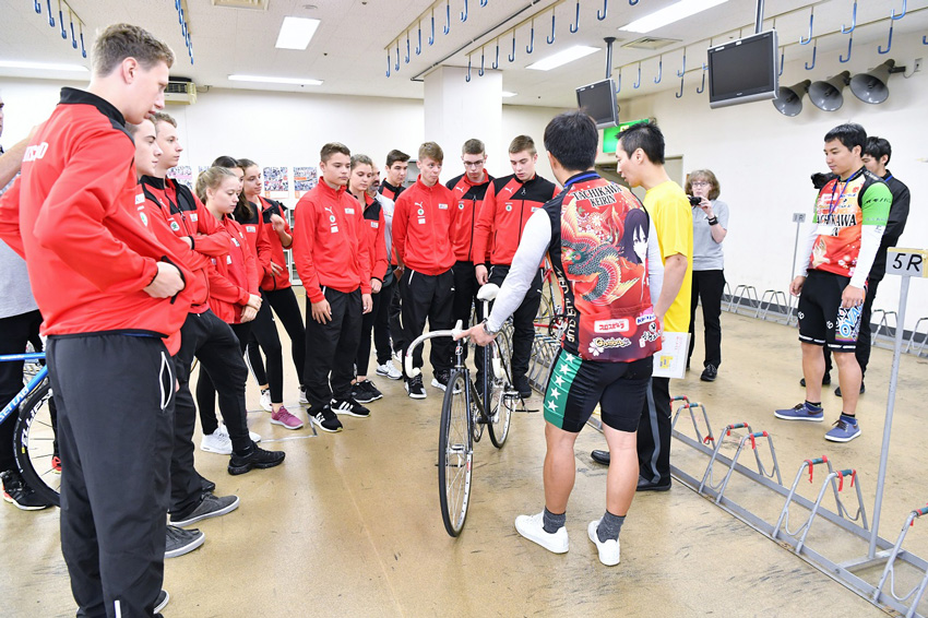 サイクルサッカードイツJr選手団来日歓迎イベントの風景4