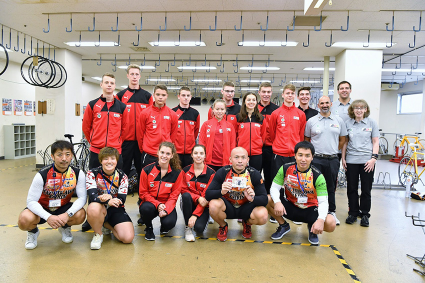サイクルサッカードイツJr選手団来日歓迎イベントの風景5